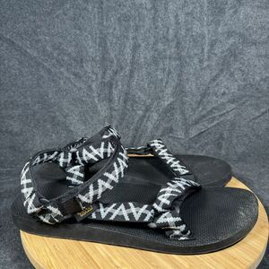 Teva Men's Universal Trail‎ Hiking Sandals Sz 13 Black White 1004006